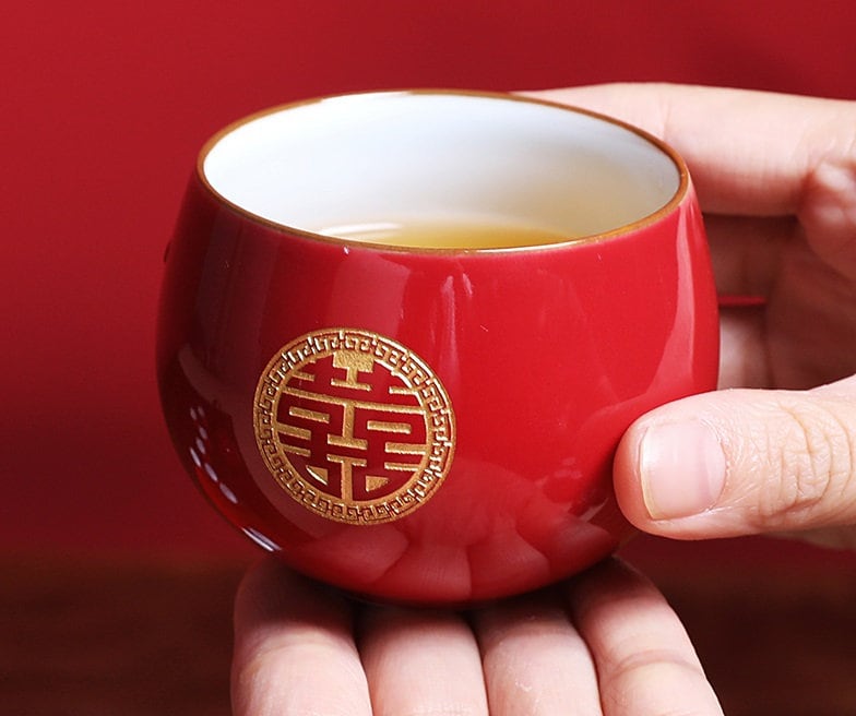 Double Happiness Wedding Tea Set | Harmony - Oriental Me