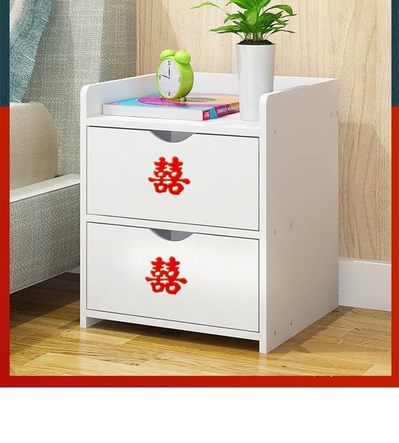 Red Gold Double Happiness stickers(20pcs) - Oriental Me