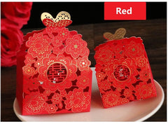 Double Happiness Butterfly Favor boxes（20Boxes) - Oriental Me
