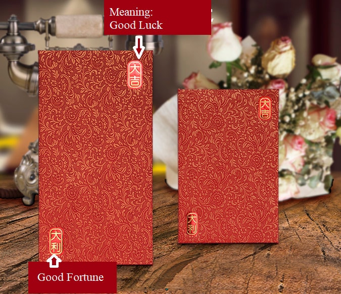 Custom Made Surname Name/Logo Red Envelopes (50pcs) - Oriental Me