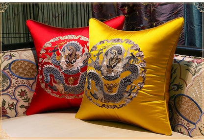 Dragon Satin Cushion Covers