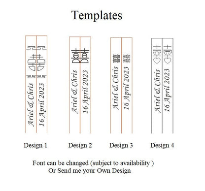 Custom Made Engraved Wooden Chopsticks - Oriental Me