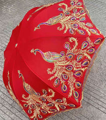 Wedding Umbrella with Phoenix /Peacock - Oriental Me