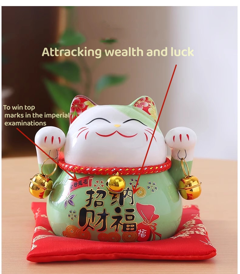 4.5 inches Ceramic Fortune Lucky Cats