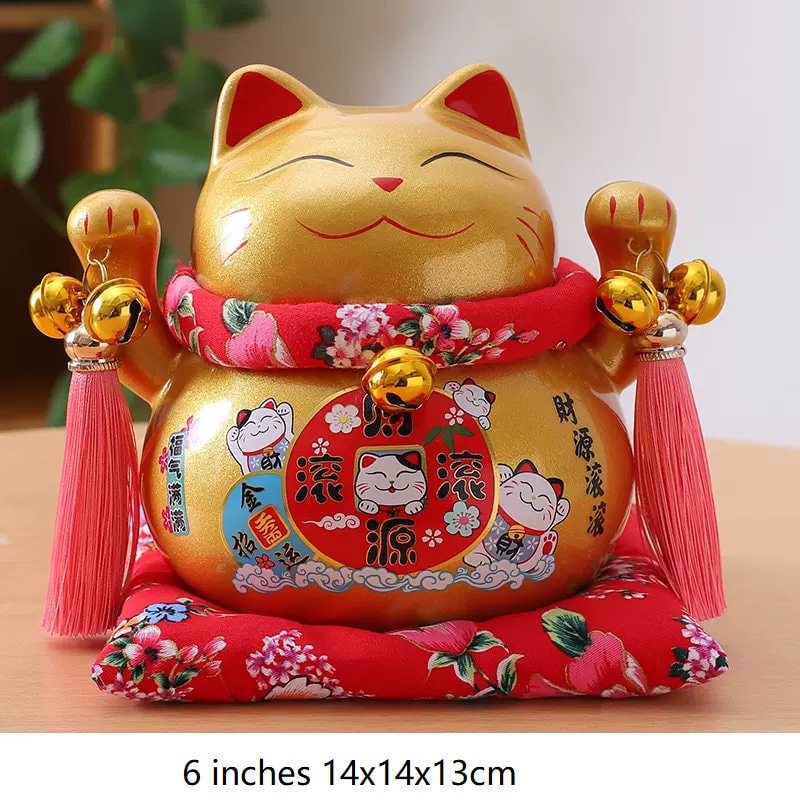 Golden Fortune  Fengshui Lucky Cat