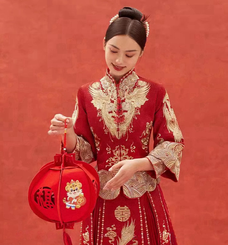 Chinese Bridal Qun Kwa & Tang Suit | The Match – Oriental Me