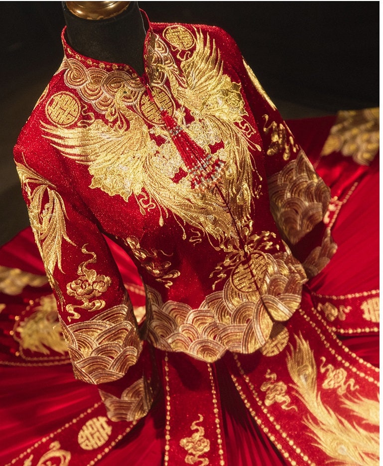 Chinese Bridal Qun Kwa & Tang Suit | The Match – Oriental Me