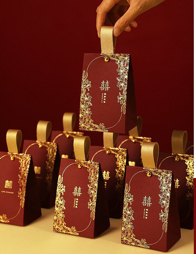 Double Happiness Favor boxes|  Michelia Alba (Set of 20) - Oriental Me